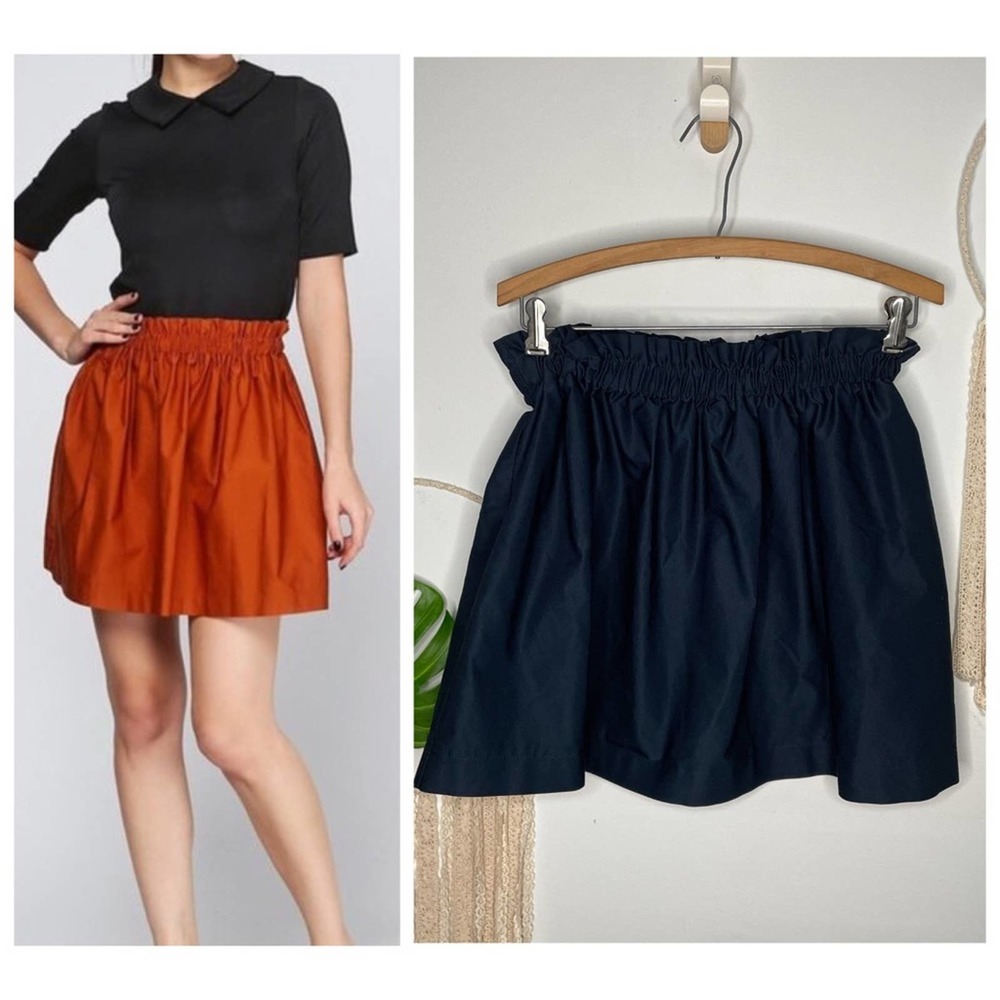🌼5/$25🌼 ZARA Full Black A Line Skirt Womens Medium Gathered Waist
